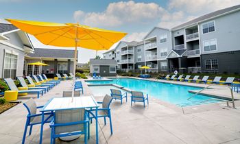 Poolside Relaxing Area at The Shallowford, Chattanooga, 37421
